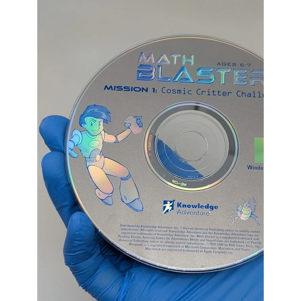 MATH BLASTER‎ Mission 1: Cosmic Critter Challenge (CD-ROM, 2000, PC MAC)